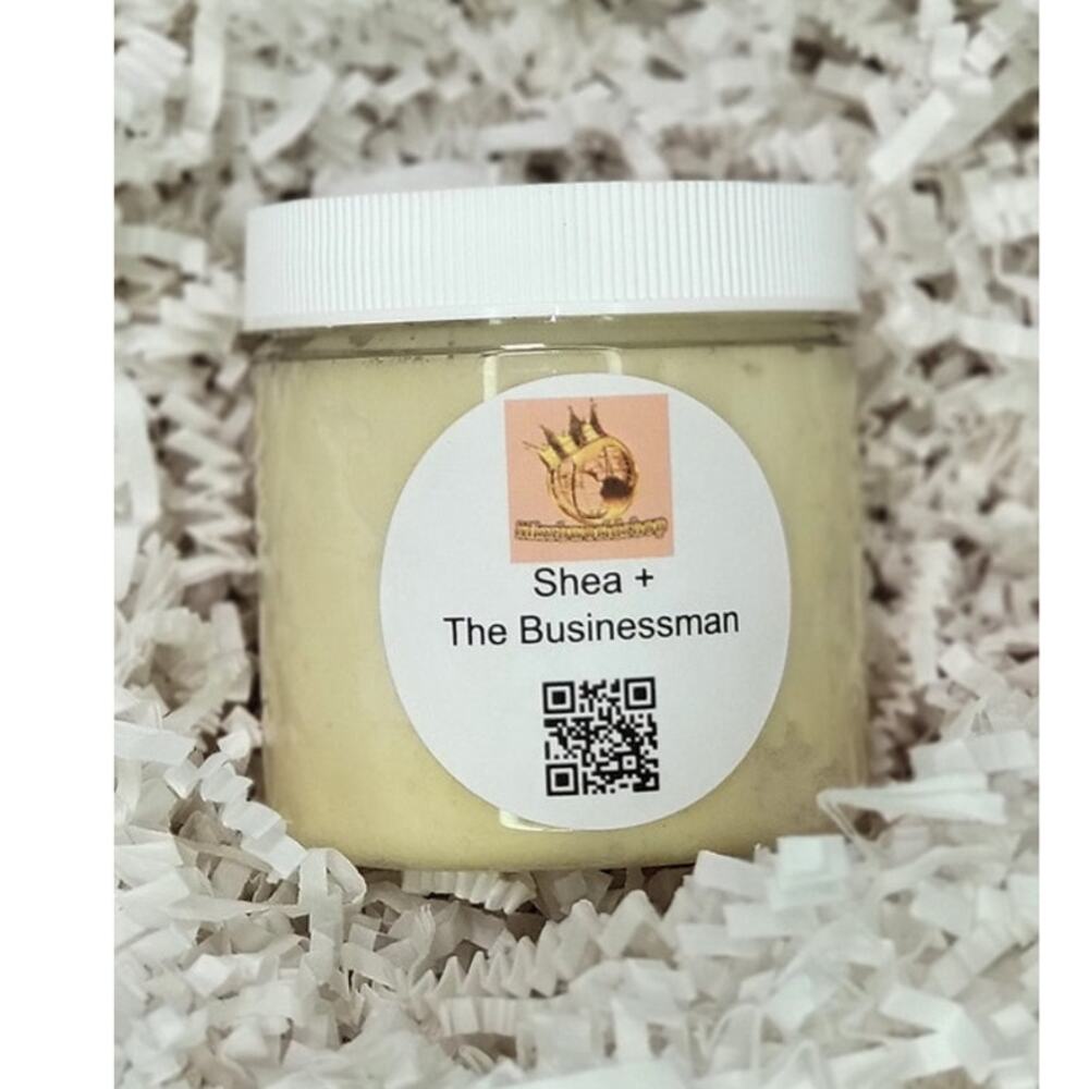 Shea The Businessman Body Butter Natural Mens Moisturizer 4 oz
